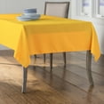 thumbnail image 2 of LA Linen Polyester Poplin Rectangular Tablecloth, 60 by 102-Inch, Yellow Dark, 2 of 2