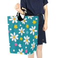 thumbnail image 4 of Yayeee Freestanding Laundry Hamper with Handle Collapsible Large Storage Basket for Clothes, Small Daisy, 4 of 7