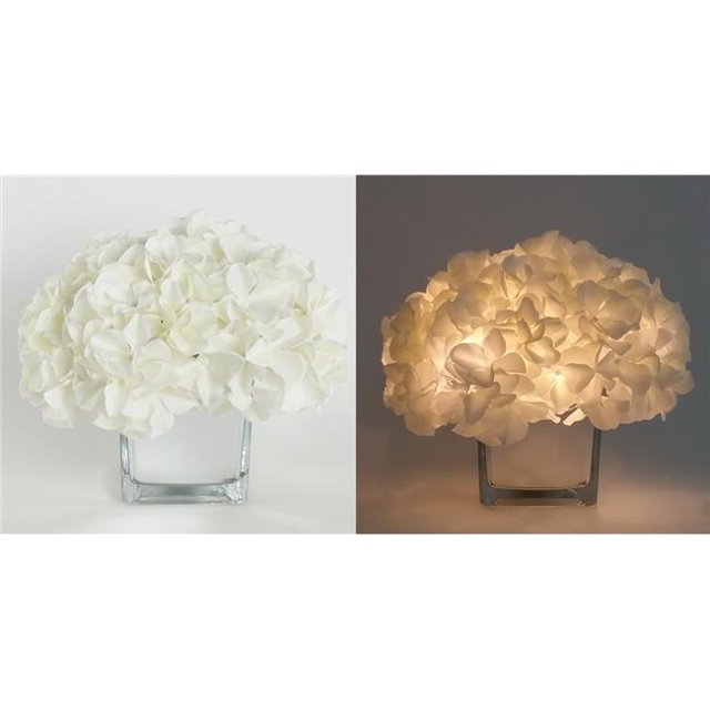 RG Style LD009 Artificial - Silk Flower Arrangement with Vase & LED Arrangement 9