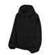 thumbnail image 1 of Sudadera con capucha para hombre, jersey liso con capucha, manga larga, polar, media cremallera, sudadera para exteriores, blusa de poliéster para hombre, 1 of 7