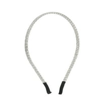 Unique Bargains 1 Pc Knots Metal Headbands for Women Silver Tone