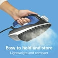 thumbnail image 4 of Hamilton Beach 2-in-1 Iron and Garment Steamer for Clothes, Black & Silver, 4 of 9