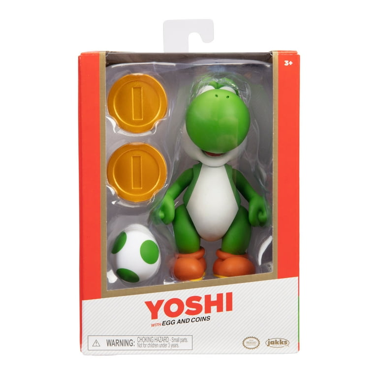 yoshi 　④ World of Nintendo Super Mario 4-Inch Green Yoshi with Egg | eBay