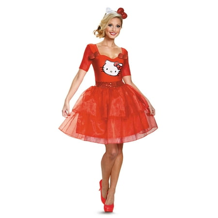 Hello Kitty Cosplay - Hello Kitty Adult Deluxe Costume