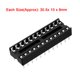 thumbnail image 5 of Uxcell 20pcs 7.62mm Pitch de fila 2, 24 pines planos DIP IC adaptador de chip, 5 of 5