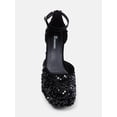 thumbnail image 5 of No Boundaries Women's Platform Dress Sequin Heels, 5 of 6