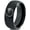 Black Dome Tungsten, variant on Tungsten Marlin Marlins Sea Animal Creature Fish Band Ring 8mm Men Women Comfort Fit Black Dome Polished