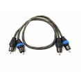 thumbnail image 2 of Sky High Car Audio 2 Channel Twisted 6 ft RCA Cables Coated 6' OFC, 2 of 4