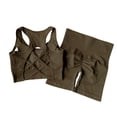 thumbnail image 4 of MAIHAN Linen Set Women Long Sleeve Shirt and Ruffle Shorts Women 2 Piece Outfits Sets Casual Lounge Matching Set Tracksuit Two Piece Outfit, 4 of 4