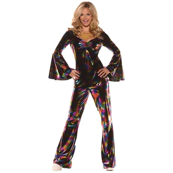 Underwraps Women's Disco Diva Costume - Size Medium