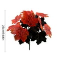 thumbnail image 3 of Fall Decorations for Home Home Decoration Autumn Decoration Artificial Silk Maple Leaf Tree Branch Autumn Stem Artificial Maple Leaf Wedding Bouquet Tablefall Home Decor, 3 of 6