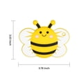 thumbnail image 2 of Teether Cuebo Silicone Yellow Bee sin BPA para bebés, 2 of 7