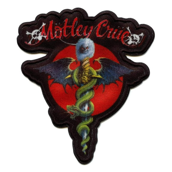 Motley Crue Patch Dr. Feelgood Embroidered Iron On