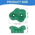 thumbnail image 2 of Rock Climbing Holds, 10 Pcs Large Climbing Rock Wall Grips with Double Hole for Playground Accessory, Green-B, 2 of 7