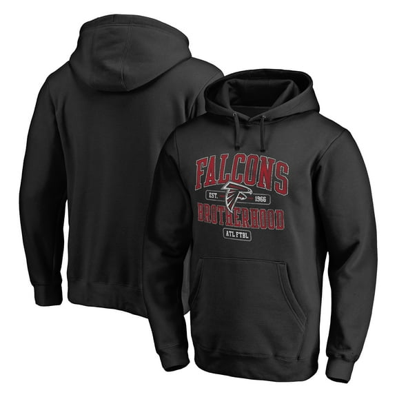 Men's Black Atlanta Falcons Hometown Collection Guild Pullover Hoodie