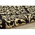 thumbnail image 6 of Nourison Grafix Damask Black 5'3" x 7'3" Area Rug, (5x7), 6 of 6