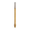 thumbnail image 2 of Peahefy Triangular Drill,5mm Carbide Glass Drill Bit Set Titanium Coated W/ 4 Cutting Edges Spear Head Tools, 2 of 4