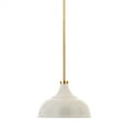thumbnail image 3 of Hudson & Canal PD0699 Pendentif en Métal Blanc & Laiton Perlé Mackenzie, 3 of 10
