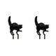 thumbnail image 4 of Injueey Acrílico Añade un toque espeluznante al patio con silueta de gato Letreros de patio de Halloween Silueta de gato espeluznante A 2Conjunto, 4 of 6