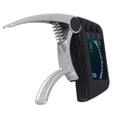 thumbnail image 1 of Guitar Capo Tuner Clip, Clear LCD Screen Ensitive Precise Clip Clamps Tightly Professional Environment Guitar Capo Tuner  for Guitar Tuning for Guitar Tone Silver,Golden, 1 of 7