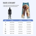 thumbnail image 4 of Gukieu Cute Angel Winged Dog Print Men's Home Trousers, Elastic Drawstring Home Pajamas Clothing Suitable for Adult Men-Small, 4 of 6