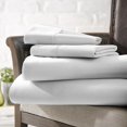 thumbnail image 2 of DDI 1941602 Full Premium Embossed Checker 4 Piece Sheet Set - White Case of 12, 2 of 2