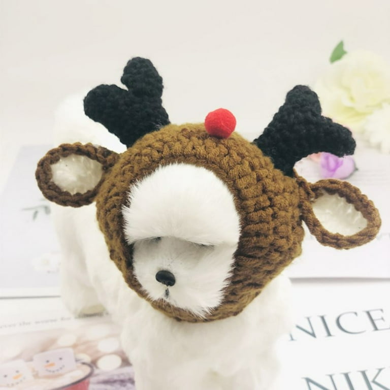  Pet Hat - Dog Cat Pet Cap Handmade Knitted Woolen