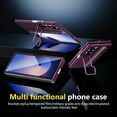 thumbnail image 6 of ELEHOLD Case for Samsung Galaxy Z Fold 6, Full-Body Camera Ring Stand Case with Built-in Screen Protector & Stylus,Winered, 6 of 12