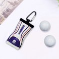 thumbnail image 3 of Bolsa De Almacenamiento De Pelotas De Golf De Cuero Impermeable Pequeña Bolsa De Bolsillo Blanco Azul Sunnimix Estuche para pelotas de golf, 3 of 8