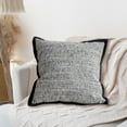 thumbnail image 1 of Funda de cojín gris del sofá 45x45 cm - Funda decorativa de almohada de poliéster para salón, cama, asiento de ventana - lavable a mano/a máquina, 1 of 6