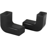 2pcs Bumper Tow Hook Cover Trim for Jeep Wrangler JK JL Gladiator JT 2007-2023