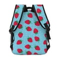 thumbnail image 4 of Fotbe Strawberries Pattern Casual Backpack for School, Travel, and Outdoor Activities - Durable, Lightweight, and Comfortable, 4 of 5
