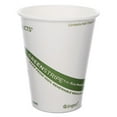 thumbnail image 2 of Eco-Products GreenStripe Disposable Hot Coffee Cup, Eco-Friendly Compostable PLA Lined Take Out Paper Cup, 8 fl oz, Case of 1000, 2 of 2