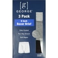 thumbnail image 6 of George Men's Soft Touch Rayon Boxer Briefs, 3 Pack, 6 of 8
