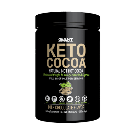UPC 711583543074 product image for Giant Sports Keto Cocoa  - 20 Servings Sugar Free MCT Hot Chocolate | upcitemdb.com