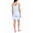 thumbnail image 2 of Carole Hochman womens  2pc Top & Short Bermuda Sleep Set, l, Blue, 2 of 3
