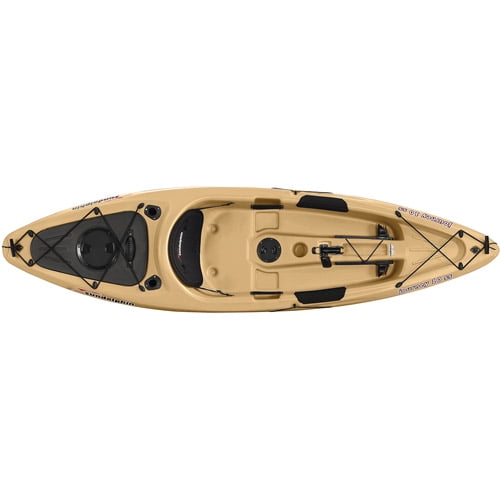 Sun Dolphin Journey 10' SitOn Fishing Kayak with Paddle, Sand eBay