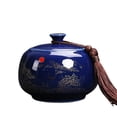 thumbnail image 1 of Ceramic Tea Canister With Airtight Lid Kichen Storage Container For Tea, Coffee, Nuts, Spice, Sugar, 1 of 6