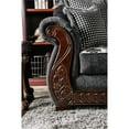 thumbnail image 4 of Furniture of America Andrea Chenille Rolled Arms Sofa in Light Gray, 4 of 10
