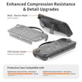 thumbnail image 3 of Game Protective Case for 2, Detachable Ergonomic Design, Built In Strap And Contoured Handle, Hard Shell Case, Anti Scratch, Accurate Cutouts, 360 Protective, With Stand, 3 of 7