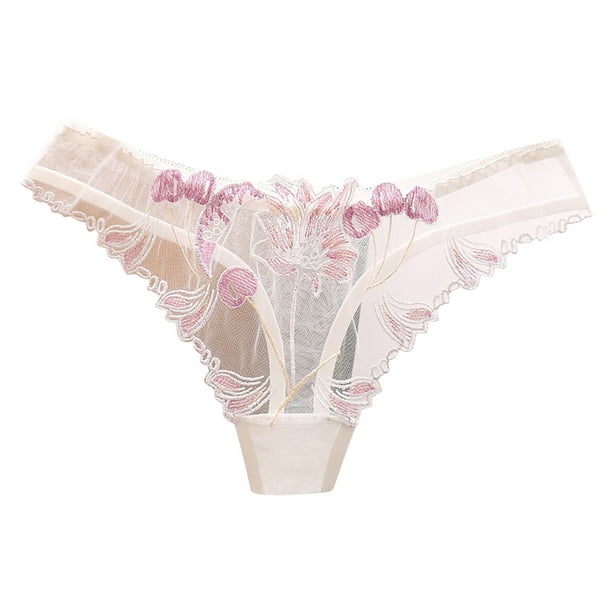 HKEJIAOI Underwear for Women Women Lace Underwear Lingerie Thongs Panties  Ladies Underwear Underpants Discount Deals Savings Clearance Under 10