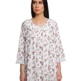 thumbnail image 5 of Moomaya Printed WoMen's Cotton Nursing Nightwear Nightdress For Ladies, 5 of 6