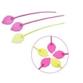 thumbnail image 4 of CIMAXIC 10 Pcs Mixed Multi-Use Silicone Leaf Shaped Tie Wraps Sealing Clamp Cable Clips Earphone Cord Organizer(Random Color),6.89"X0.79"X0.08", 4 of 4