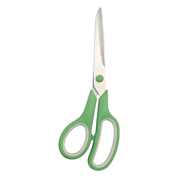 FACEGA Scissors All Purpose Anti-Slip Handles Super Scissors Sharp Blades for Easy Cutting Scissors for Office 21.8x8.2CM,Green