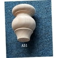 thumbnail image 5 of CATIEBYE 4pcs Round Solid Wood Furniture Legs Beige for Office Chairs Sofas Tables Replacement, 5 of 5