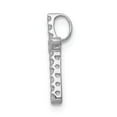 thumbnail image 2 of Real 14kt White Gold Diamond Cross Pendant; for Adults and Teens; for Women and Men, 2 of 4