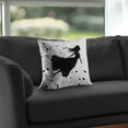 thumbnail image 2 of MWW C1PT1616KDMJ5Z 16 x 16 in. Floating Black & White Polyester Twill Throw Pillow Insert - Home Decor, 2 of 4