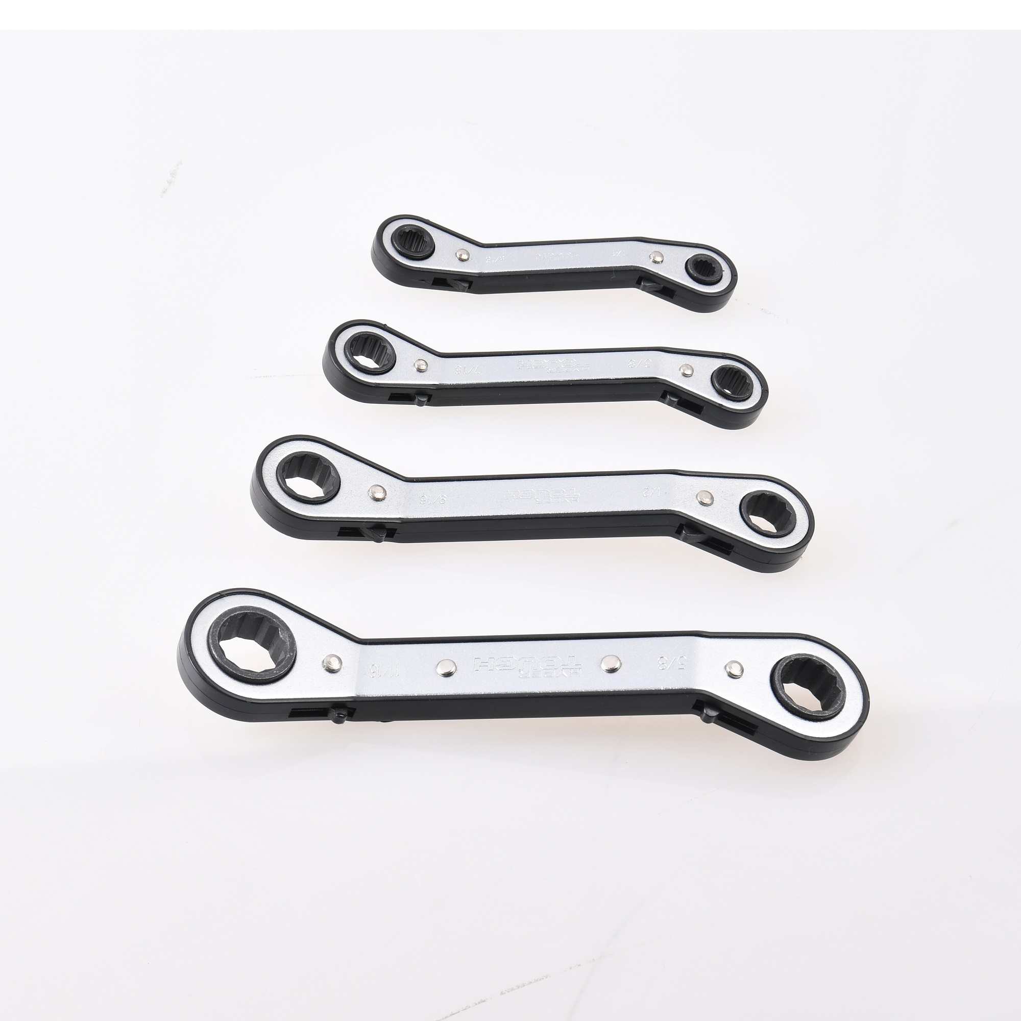Hyper Tough Heavy-Duty 4-Piece SAE Ratchet Wrench Set - image 3 of 9