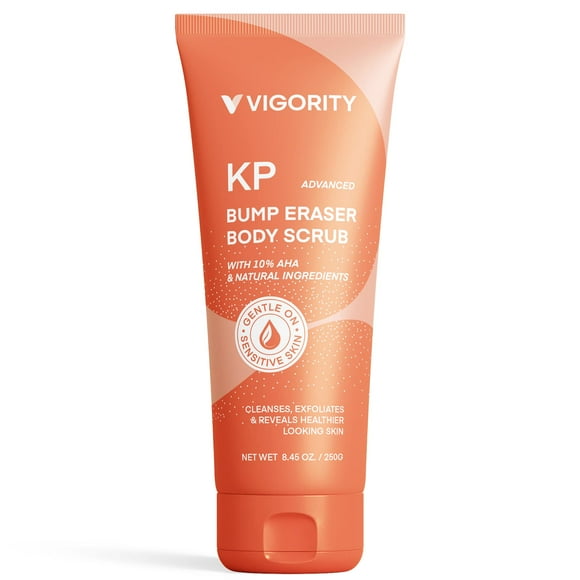 KP Bump Eraser Body Scrub, Body Exfoliating Scrub, Keratosis Pilaris Treatment, Strawberry Legs Treatment, Exfoliating Body Wash, Strawberry Skin Treatment, Scrubs for Women & Men Exfoliation - 845OZ