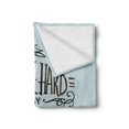 thumbnail image 2 of Modern Soft Flannel Fleece Throw Blanket, Work Hard Stay Humble Words Theme Inspirational Display, Cozy Plush for Indoor and Outdoor Use, 50" x 70", Blue Grey Charcoal Grey, by Ambesonne, 2 of 5